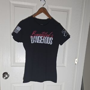 Grunt Style Black Tee with White Graphic